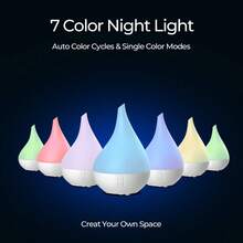 Home Scent Machine Electric 100Ml Ultrasonic Aromatherapy Aroma Essential Oil Diffuser - White - View 3