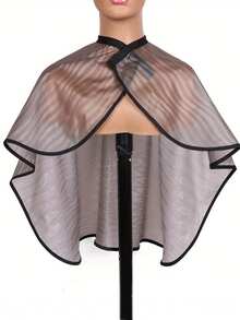 2/1 Piece Waterproof Hair Dye Cape With Snap Fasteners, Hair Products And Accessories For Hair Salon Or Home Use, Hair Tools, Barber Salon Beauty Travel Essentials, Hair Dye Cape, Hairdresser Short Combing Shawl, Makeup Apron For Dyeing, Bleaching, Shampooing