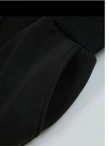 Paris Men's Pants Jogger Sweatpants With Pocket Tie Comfortable Soft Immediate Shipping - màu đen - Xem 3