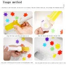 1 Stück Toilettenblumen Geruchsbeseitigung und Duftrückhalte Gel, Lingbao Badezimmerreiniger, ein perfekter Toiletten-Lufterfrischer