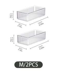 10 件/7 件/6 件/5 件/4 件/3 件/1 件抽屉式收纳盒，化妆品收纳盒，桌面收纳盒，透明分隔收纳，桌下收纳架，化妆品抽屉收纳盒，带隔板和抽屉的透明化妆品收纳盒，适用于梳妆台 - 彩色 - 查看 30