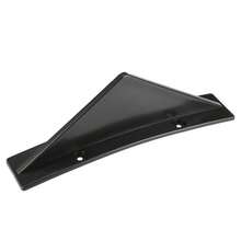 4 PCS Universal Car Rear Bumper Diffuser Shark Fin Spoiler Lip Splitter Black # - 1 - 查看 10