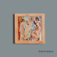 1 件世界著名绘画灵感冰箱贴 - 梵高自画像、向日葵、星夜、鸢尾花、麦田、柏树、毕加索之梦、树脂冰箱贴纸、旅行纪念品、家居装饰、送给朋友的礼物、荷兰纪念品、花瓶、咖啡壶、水果 - 多色 - 查看 28