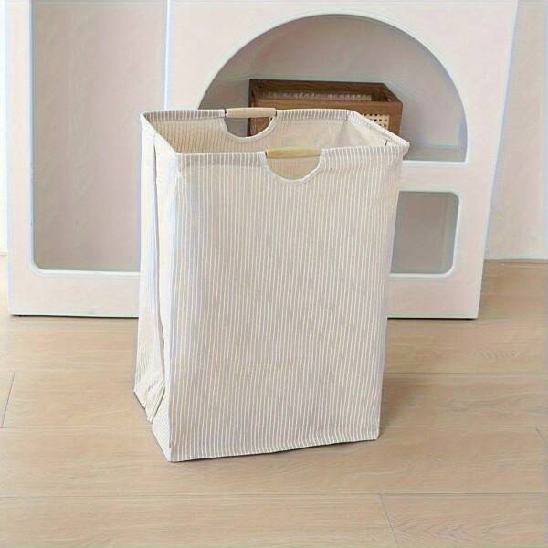 1pc Portable Double Handle Laundry Basket | Multifunctional And Practical | Suitable For Clothes, Toys, Bedroom, Bathroom, Dormitory, Etc.
