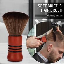 Chổi phủi cổ đa năng, thích hợp cho thợ làm tóc, lông mềm, có thể dùng để làm sạch cổ và tai, dụng cụ salon. - Nhiều màu - Xem 1