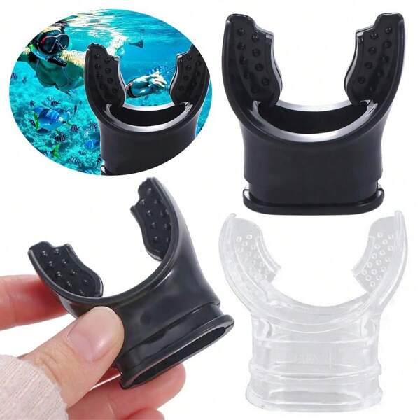 Bocal de mergulho de silicone leve, 5 peças, regulador de snorkel macio, tubo de respiração para mergulho, itens essenciais para praia, acessórios de praia, boia para piscina