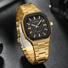 Curren CURREN Men Watch Fashion Quartz Stainless Steel Strap Waterproof Luminous Simple Leisure Wristwatch