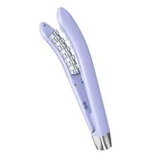 Pea Pod Shaped Corn Hair Curling Iron, Volumizing Crimp Curling Tool For Thin Hair Or Hairstyles, Corn Volume Perming Iron - Mauve Purple - View 3