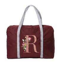 旅行包 折叠行李包 飞机包 单肩包 姓名首字母图案 大容量收纳袋 防水防潮行李袋 手提包 收纳包 毛巾 衣物收纳袋 假日旅行用品 学生周末包 瑜伽健身包 学校包 学校用品 学校用品 - 酒紅色 - 查看 15