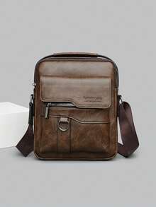 全新防水高品质男士商务通勤公文包单肩包旅行包 - 彩色 - 查看 5