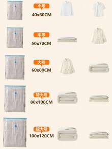 5/3/1pc Vacuum Storage Bags,Compression Bags For Travel,Vacuum Storage Bags Space Saver Bags Vacuum Seal Bags, Vacuum Seal Bag With Hand Pump, 80% Space Saver Bags For Clothes,Comforters And Blankets, Home Vacation Travel Essentials,Space-Saving Vacuum Storage Bag Reusable Bag For School School Accessories School Stuff