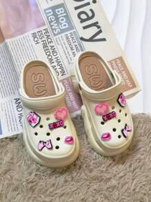 Women's EVA Non-Slip Soft Thick Sole Sandals, Suitable For Vacations, Casual Gatherings, And All Indoor And Outdoor Occasions, Providing You With A Stylish And Comfortable Wearing Experience. High Quality Women's Sandals With Accessories