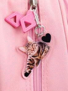 Custom Photo/Text Keychain, Personalized Pet Picture Keychain, Customized Acrylic Heart Key Chain, Customizable Bag Charms, Purse Charms, Purse Charms For Handbags, Keychains For Women/Men, Birthday Gifts, Anniversary, Bedroom Decoration, Pet/Couple/Family Photos, Girlfriend, Boyfriend, Friends, Students, Mother, Unique Gifts, School Supplies, Colorful, Cute, Adorable, Funny, Kawaii, Y2K, Stylish, Unisex, Casual, Custom, Customized, Ideal Gifts For Her, Family, Friends, Delicate Romance, Utilitarian Chic - Style a - View 6