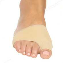 2 protetores de silicone para os dedos - Almofadas confortáveis para a parte frontal do pé, para maior conforto, suporte e proteção do polegar, bege, design flexível e durável para conforto diário, isolamento térmico para os pés, ideal para o Dia das Amigas, para filhotes e para o Carnaval.