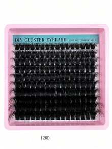 200pcs/150pcs/140pcs/100pcs Luxury Fluffy 8D Faux Mink Lashes - Mixed 10-18mm Length, 0. 07mm Thickness, Russian D Curl, Volumizing & Reusable Dramatic Lashes, Easy For Beginners - 10 Trays (60D/80D/100D/120D/160D/200D Variety Pack) Lash Clusters, Eyelash Clusters, Individual Eyelashes, Lashes, Fake Lashes - D - 查看 8