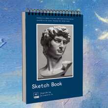 9 X 12 Inches Sketch Book, Top Spiral Bound Sketch Pad, 1 Pack 40-Sheets (68lb/100gsm), Acid Free Art Sketchbook Artistic Drawing Painting Writing Paper For Adults Beginners Artists,For School Supplies,Back To School