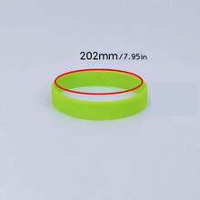 1-50pcs Rubber Wristbands Colored Inspirational Silicone Bracelets Stretch Unisex Wristbands For Women Men Gifts - Multicolor - View 7