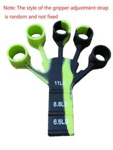 1pc Creative Portable Five-Finger Trainer, Hollow Silicone Finger Puller, Vein Trainer, Adjustable Grip, Exercise Hand Grip Strength, Suitable For Physical Exercise, Sports Fitness, Instrument Training, Gym - Multicolor - View 16