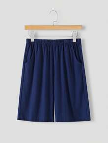 3 Cặp Quần Short Nam Mùa Hè Mới Màu Trơn Đen/Xám/Xanh Mỏng Thường Ngày Thoải Mái - Nhiều màu - Xem 3