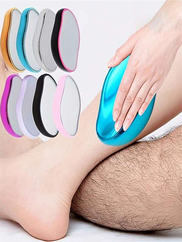 1 Stück Epilierer, effektive Exfoliation, geeignet für Arm-, Bein- und Rückenhaarentfernung. Der neue Nano-Glas-Material Epilierer beschädigt die Haut nicht, ist für Männer und Frauen geeignet und hat das Potenzial, zu einem idealen Werkzeug für Hautpflege, Haarpflegeprodukte und Friseursalons, Schönheitssalons und Reiseutensilien zu werden.