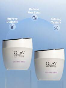 Olay 1pc 50g (1.75oz) Rejuvenating Anti-Wrinkle Cream, Reduces Fine Lines, Improves Dullness, Light Fragrance, Creamy Texture, Highly Absorbent, Anti-Aging, Infused With BHA Salicylic Acid, Tightens Skin, Brightens Complexion, Long-Lasting Soft Skin, Suitable For Those Seeking Anti-Wrinkle Care, Daily Skincare, Nighttime Skincare, Seasonal Skincare. - 50g - View 8