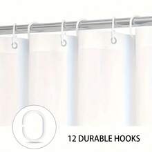 1/4 件梦幻波浪海滩浴室窗帘套装 - 防水浴帘，带 12 个挂钩，防滑浴垫，马桶 U 型垫，座套，淋浴装饰配件浴室配件返校浴室装饰 - 彩色 - 查看 11