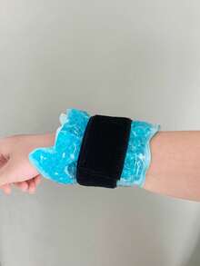 可重复使用的脚踝和手腕冰袋包裹，冷热疗法凝胶冰袋运动冰垫