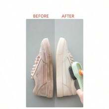 1PC Multi-Surface Cleaning Brush - Heavy-Duty Plastic Scrubber For Shoes, Clothes & Household Items, Non-Scratch Bristles (Dishwasher Safe)