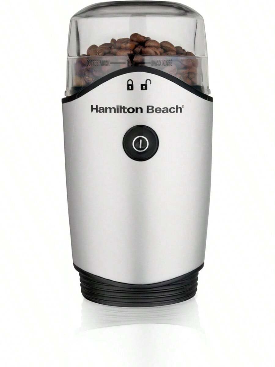 Hamilton Beach 80350G Molino de Café y Especias, 12 Tazas, Plata - Molinillo de frijoles de café - Ver 1