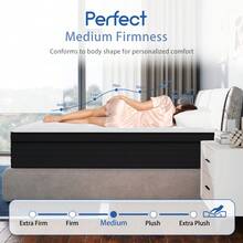 8/10/12/14 Inch Individual Pocket Springs With Gel Memory Foam, Medium Firm Mattresses In A Box, Hybrid Twin Full Queen King Size Mattress With Pressure Relief - 深灰色 - 查看 4