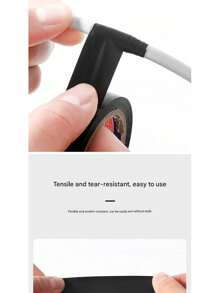 Taśma elektryczna 2/5/10/20-częściowa, trudnopalna, odporna na wysokie temperatury taśma elektryczna do użytku wewnątrz i na zewnątrz, wysokiej jakości czarna taśma wodoodporna, wodoodporna samoprzylepna taśma elektryczna z PVC, czarna izolacja przewodów elektrycznych, trudnopalna taśma plastikowa, elektryczna, wysokonapięciowa, wielofunkcyjna, wodoodporna, samoprzylepna taśma elektryczna z PVC