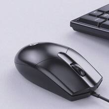 HP Kabelgebundene Maus M260 Angenehme Haptik Feine Textur Optischer Chip mit 1200 DPI Empfindliche Reaktion Reibungsloser Betrieb Plug-and-Play Hohe Kompatibilität Ergonomisches Design Standardschwarz
