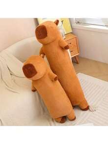 50CM. Gối nhồi bông Capybara dài dễ thương, Gối thân động vật màu nâu sẫm chân thực, Kết cấu siêu mềm mại như thật, Thích hợp để trang trí nhà cửa và làm quà tặng cho người yêu thú cưng, Đồ chơi nhồi bông bền, Quà tặng sinh nhật và nhiều quà tặng ngày lễ khác - Nhiều màu - Xem 7