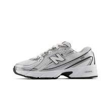 New Balance Zapatos casuales con diseño de parches tejidos, modelo serie 740, con malla transpirable, primavera 2025 - Blanco/Negro-D - Ver 1