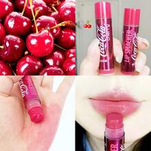 LIP SMACKER Set de 3 bálsamos labiales con sabor a cereza de Coca-Cola, de larga duración y humectantes, con tinte natural brillante, aptos para todo tipo de piel con vitamina E, ideales para regalos, recuerdos de fiesta, San Valentín, portátiles para prevenir los labios agrietados, LIPSMACKER - Rosa - Ver 4