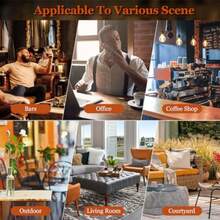 Ashtrays Wooden Ashtray Cigar Ashtrays Outdoor And Home Office Decoration Useful Ashtray Smoking Lover's Gift Wood Grain Color - 木紋 - 查看 6