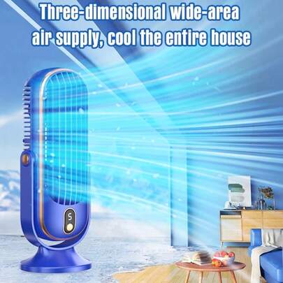 Large Battery Dual Motor Portable Fan, Household Small Air Cooler, 5-Speed Air Cooling Fan 720° Surround Hair Dryer, Portable USB Fan For Office, Travel, Camping, Outdoor RV, Christmas And Valentine'S Day Gifts