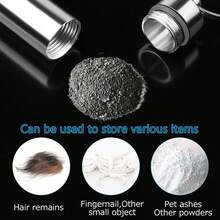 nuevo-2025ChunlongFour - Urnas impermeables para cremación para mascotas, llavero para cenizas de perros, urna cilíndrica para cenizas de mascotas, recuerdo de cremación, cenizas conmemorativas - Cilindro oro rosa 2pcs - Ver 3