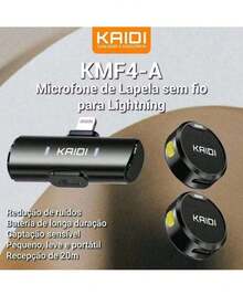 Kaidi Magnetic Round Dual Lavalier Microphone Decree Interview Podcast Video - Lightning - Xem 5