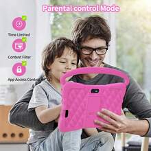 Đồ chơi điện tử giáo dục cho trẻ em/RAM 4GB + Bộ nhớ trong 64GB/Máy tính bảng 7 inch/Bộ xử lý lõi tứ 1.3GHz/Hệ điều hành Android 13, Chip MTK8321/Màn hình IPS HD 1280x800/Camera kép 2MP + 5MP/Pin 4000mAh/Chơi game WiFi/Chất liệu nhựa ABS + Silicone BDF S20 (Bao gồm: Hộp, Cáp, Sách hướng dẫn, Bộ chuyển đổi OTG, Đầu đọc thẻ) - Nhiều màu - Xem 7