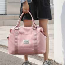 Sport Travel Duffle Large Gym Tote For Women, Weekender Carry On For Airplane, Ladies Beach Overnight Luggage With Bag