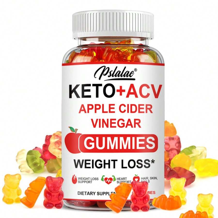Keto ACV - Weight Loss For Men And Women - Keto Gummies - Detox, Cleanse, Digestion - 60pcs - 一瓶 - 試用階段 - 查看 1