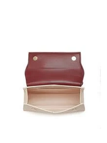 Trapezoidal PU Leather Handbag For Women, Fashionable Small Messenger Bag, Versatile Daily Commuter Bag - Burgundy - View 4