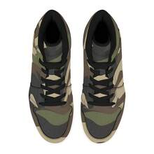 R&RH Camo Green Mens High Top Sneakers - Green - View 4