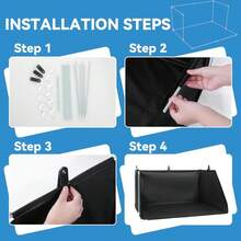 MABOZOO Dog Pee Pad Holder With High Walls, Foldable Dog Litter Box Pee Shields Indoor Dog Potty Small And Medium Dogs, No Spill Pee Pad Holder Tray Dogs Work (33.8*28*17.7in). Patent Pending - 34x28x17.7in - View 4