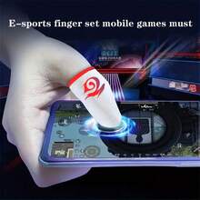 [Bundle Box] New Mobile Game Finger Sleeves, Cool Pattern Fiber Optic Material Finger Caps Designed For Mobile Gamers, Breathable, Sweat-Proof, Lightweight - Multicolor - View 4