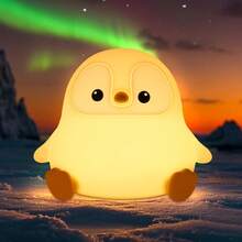 Linda luz noturna de axolote para quarto de crianças, lâmpada noturna de silicone animal para berçário, controle por toque, luzes noturnas de axolote rosa, lâmpada de cabeceira recarregável por USB para decoração de quarto como presentes de Natal e aniversário