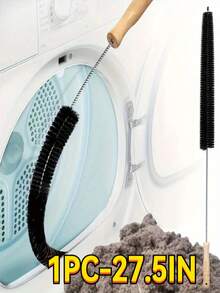 2pcs Multi-Functional Long Handle Radiator Cleaning Brush Set, Reusable Soft Bristle Brush With Handle - Dryer Vent Cleaner, Manual Scrub Brush, Long Flexible Crevice Brush And Washing Machine Brush - Extended - View 15