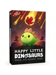 快乐小恐龙策略卡牌游戏，家庭聚会合作游戏卡牌，多人休闲派对游戏，家庭互动桌游，纸质材质 - 社交技能放松游戏，适合派对和节日 | 互动游戏卡牌桌游套装，适合派对和家庭聚会 - Happy Little Dinosaurs - 查看 4