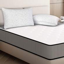 Bed Pillows For Sleeping 4 Pack,Queen Size Cooling Pillows Set Of 4,Top-End Microfiber Cover For Side Stomach Back Sleepers(Black) - Memory Pillow - View 5